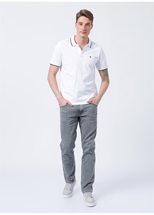 Wrangler Beyaz Erkek Polo T-Shirt W7D5K4XW1_ Polo T-Shirt 2