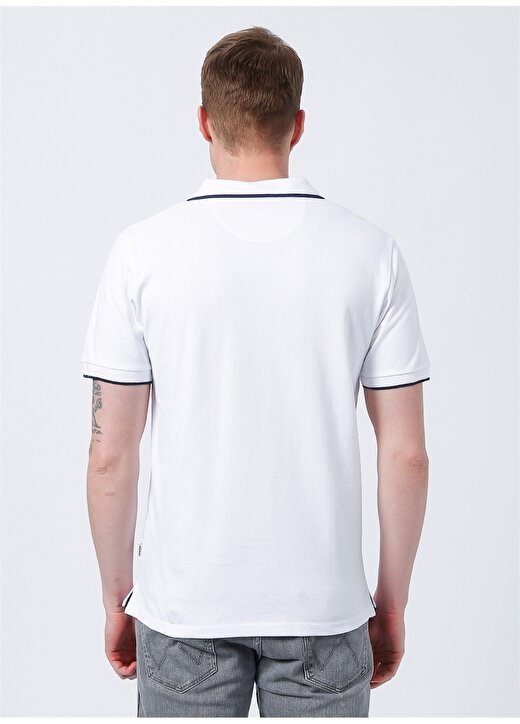 Wrangler Beyaz Erkek Polo T-Shirt W7D5K4XW1_ Polo T-Shirt 4