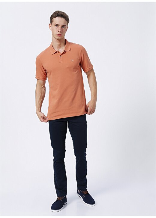 Lee Açık Turuncu Erkek Polo T-Shirt L65CQSUK_ Polo T-Shirt 2
