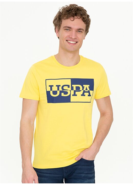 U.S. Polo Assn. G081SZ011.000.1372776 Açık Sarı Erkek T-Shirt 3