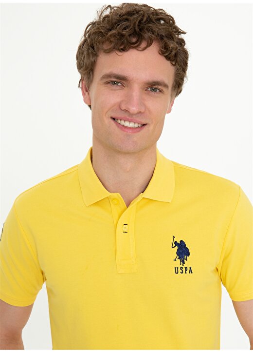 U.S. Polo Assn. G081SZ011.000.1372832 Açık Sarı Erkek T-Shirt 2