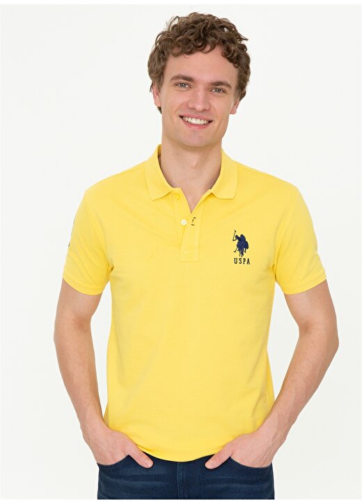 U.S. Polo Assn. G081SZ011.000.1372832 Açık Sarı Erkek T-Shirt 3