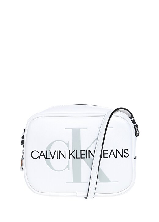 Calvin Klein K60K607202 Beyaz Kadın Çapraz Çanta 1