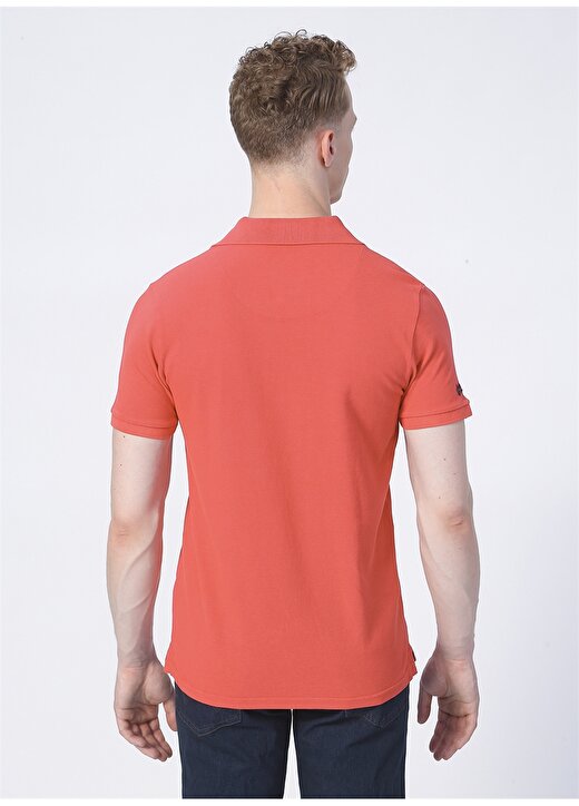 Routefield Nakışlı Kırmızı Erkek Polo T-Shirt ROUTEFIELD PEEK KIRMIZI POLO TEE 4