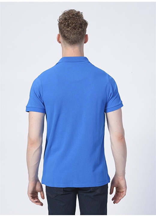 Routefield Düz Mavi Erkek Polo T-Shirt ROUTEFIELD PATRIOT MAVİ POLO TEE 4