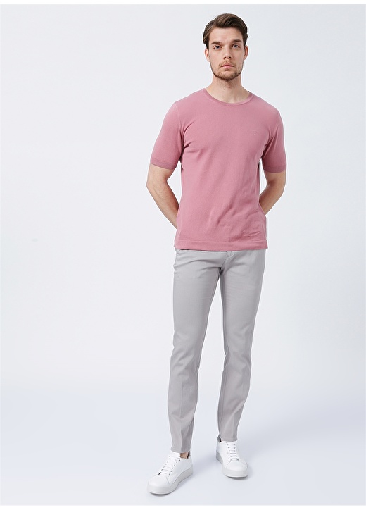 Privé 4B0122200061 Normal Bel Slim Fit Taş Erkek Pantolon 1