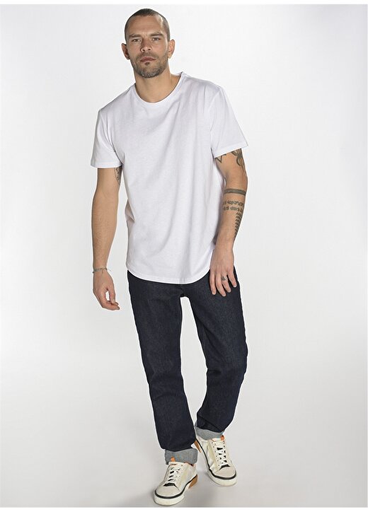 People By Fabrika Beyaz Erkek T-Shirt PFESS22TS0016 2