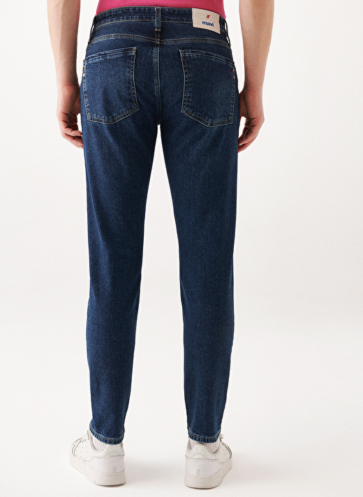 Mavi MILAN Dark Vintage Street Comfort Tapered Erkek Denim Pantolon M0081080571 4