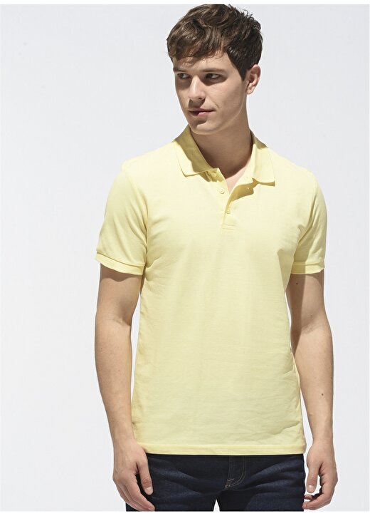 People By Fabrika Sarı Erkek T-Shirt PFESS22TS0001 1