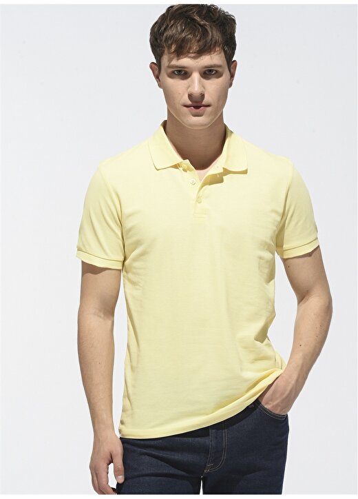 People By Fabrika Sarı Erkek T-Shirt PFESS22TS0001 2