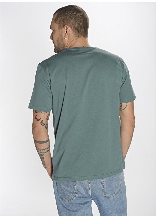 People By Fabrika Yeşil Erkek T-Shirt PFESS22TS0002 4