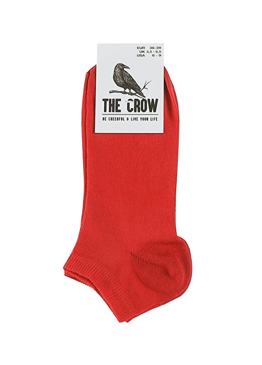 The Crow Kırmızı Unisex Çorap 1
