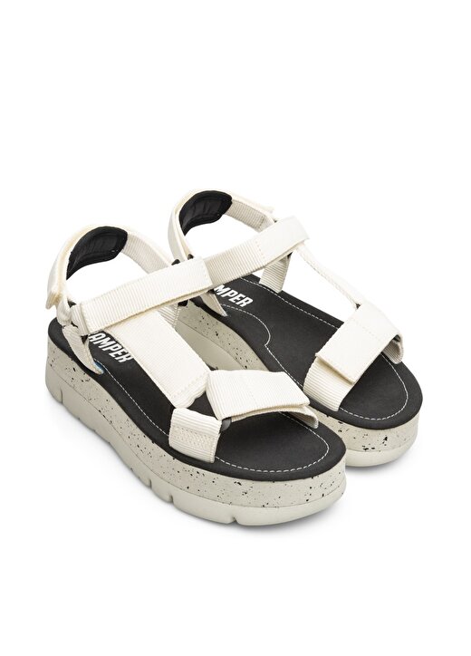 Camper Tekstil Beyaz Kadın Sandalet K200851-007 2