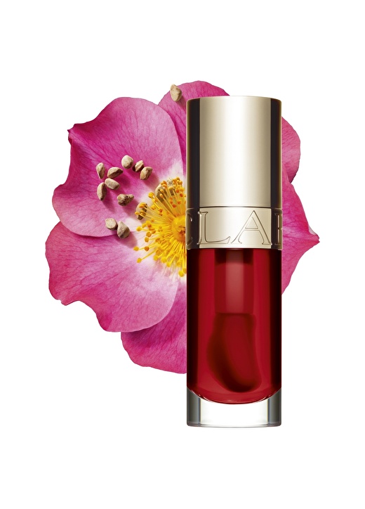 Clarins Lip Comfort Oil Dudak Bakım Yağı - 08 Strawberry 1