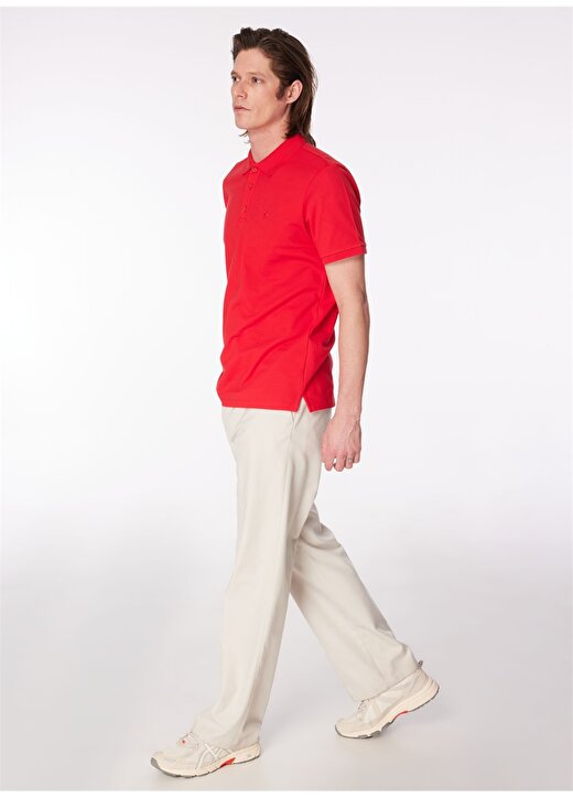 Fabrika Comfort Kırmızı Erkek Polo Yaka Basic Polo T-Shirt CM NOBRO K CEPSIZ 2