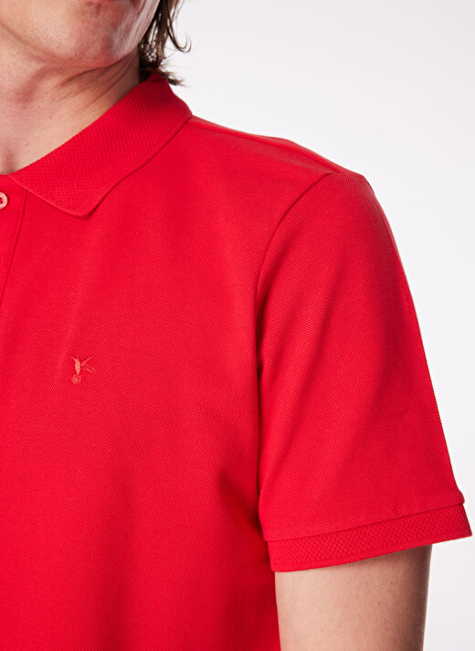 Fabrika Comfort Polo Yaka Düz Kırmızı Erkek Polo T-Shirt NOBRO K CEPSIZ 4