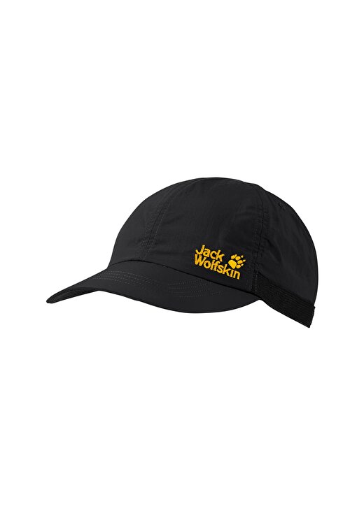 Jack Wolfskin 1910461-6000 Supplex Strap Cap Normal Kalıp Düz Siyah Unisex Şapka 1