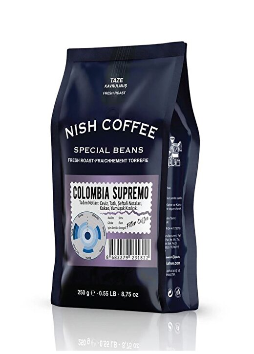 Nish Kolombiya Supremo 250 Gr Kahve 1