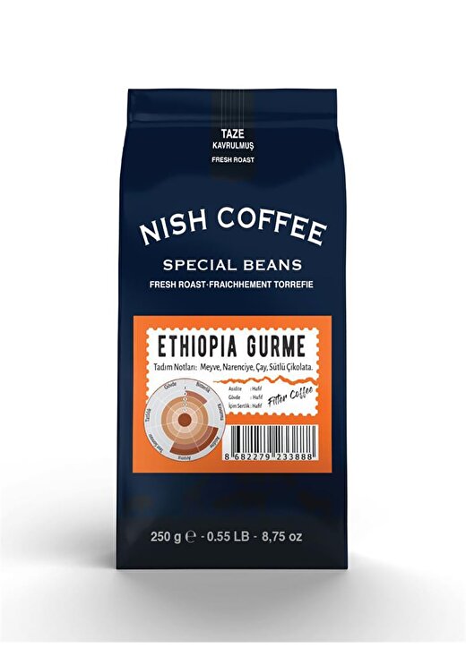 Nish Gurme Seri Etiyopya 250 Gr Kahve 1
