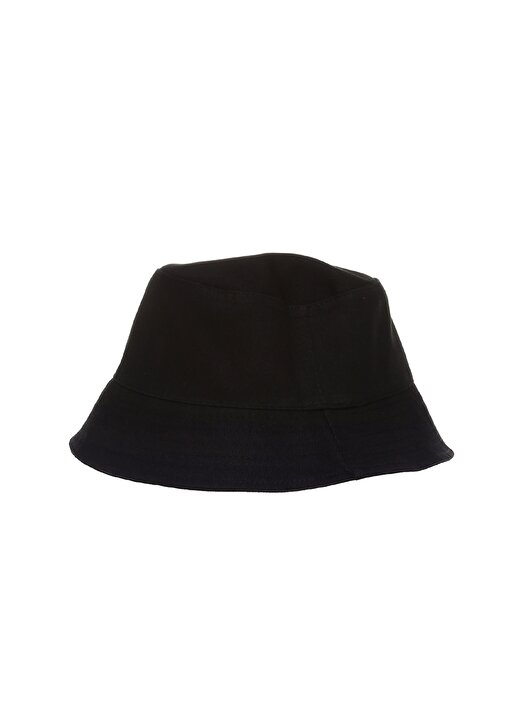 Big White Siyah Unisex Şapka Napa Bucket Balıkçı Siyah Şapka 1