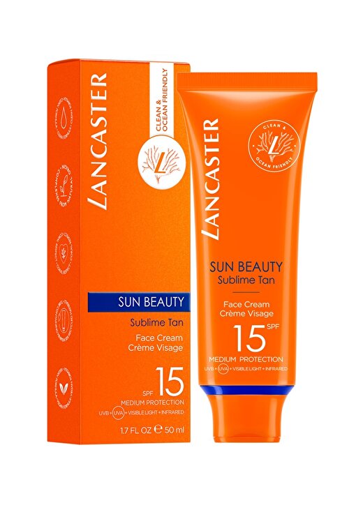 Lancaster Sun Beauty Face Cream SPF15 50 Ml 2