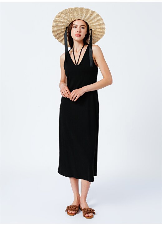Penti Siyah Kadın Plaj Elbisesi PL7CWBM122IY 3