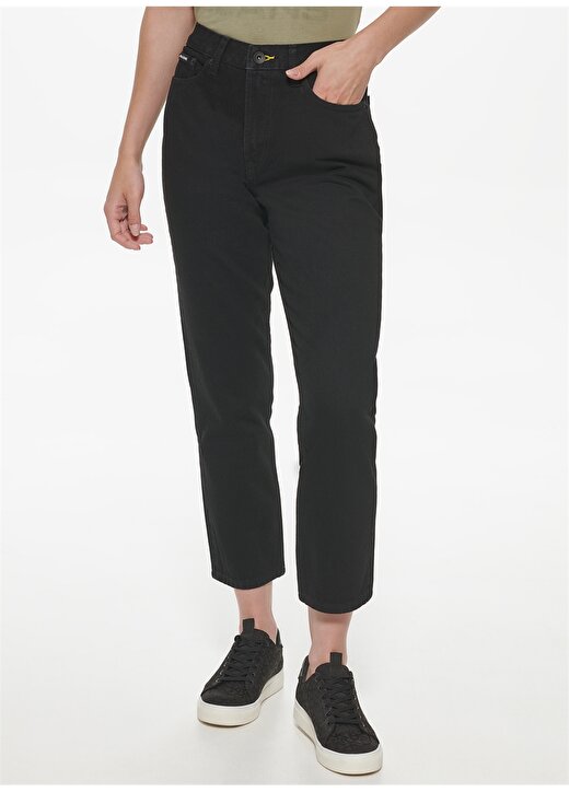 Dkny Jeans Yüksek Bel Straight Paça Regular Straight Kadın Denim Pantolon E1RK1744 2