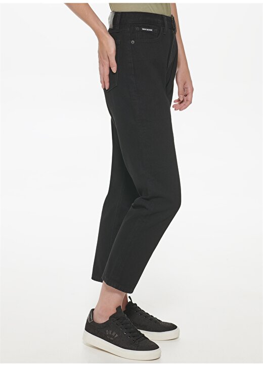Dkny Jeans Yüksek Bel Straight Paça Regular Straight Kadın Denim Pantolon E1RK1744 3