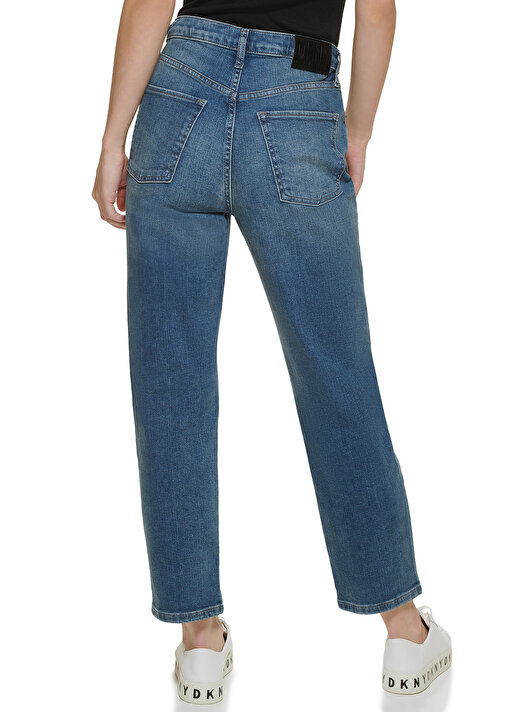 Dkny Jeans Yüksek Bel Regular Straight  Kadın Denim Pantolon E2RK0780 3