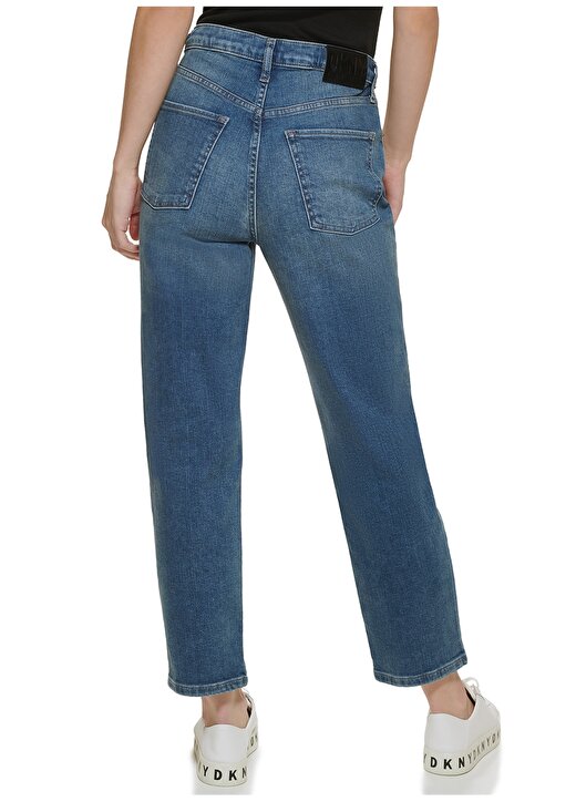 Dkny Jeans Yüksek Bel Regular Straight Kadın Denim Pantolon E2RK0780 3