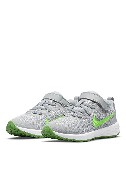 Nike DD1095-009 Revolution 6 Nn (Psv) Siyah - Gri - Gümüş Erkek Çocuk Yürüyüş Ayakkabısı 1