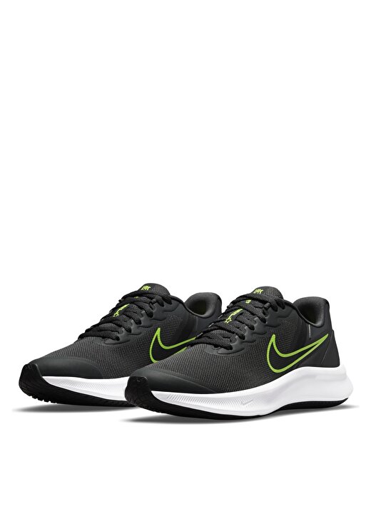Nike DA2776-004 Nike Star Runner 3 (Gs) Siyah - Gri - Gümüş Erkek Çocuk Yürüyüş Ayakkabısı 1