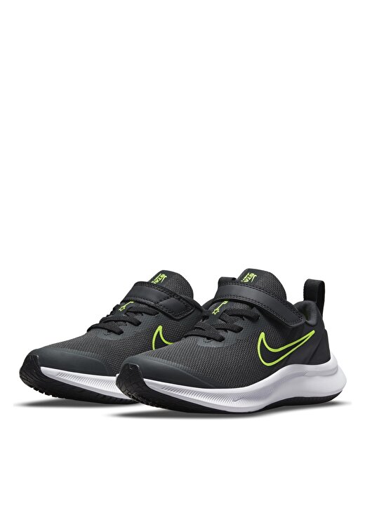 Nike Siyah - Gri - Gümüş Erkek Çocuk Yürüyüş Ayakkabısı DA2777-004 NIKE STAR RUNNER 3 (PSV) 1