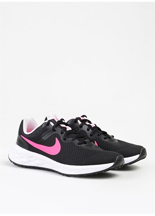 Nike DD1096-007 Revolution 6 Nn (Gs) Siyah - Gri - Gümüş Erkek Çocuk Yürüyüş Ayakkabısı 1