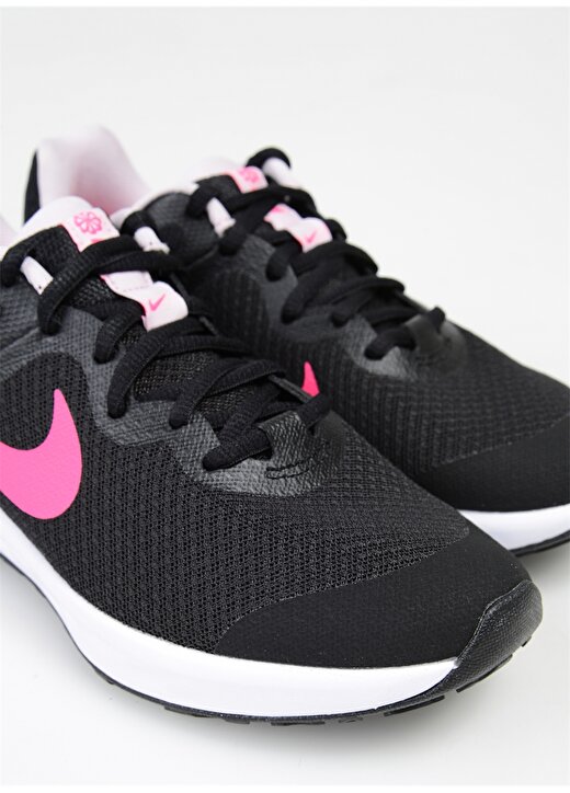 Nike DD1096-007 Revolution 6 Nn (Gs) Siyah - Gri - Gümüş Erkek Çocuk Yürüyüş Ayakkabısı 4