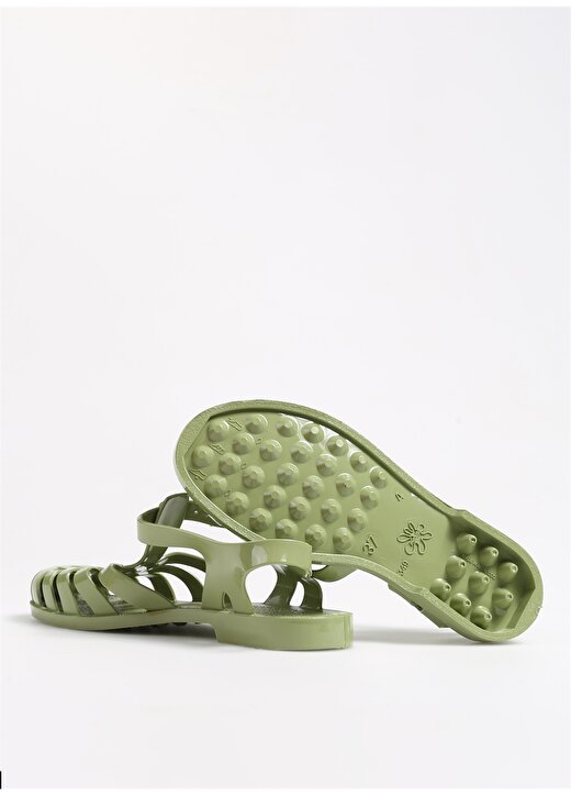 Meduse Yağ Yeşili Kadın Sandalet SUN201-OLIVE 4