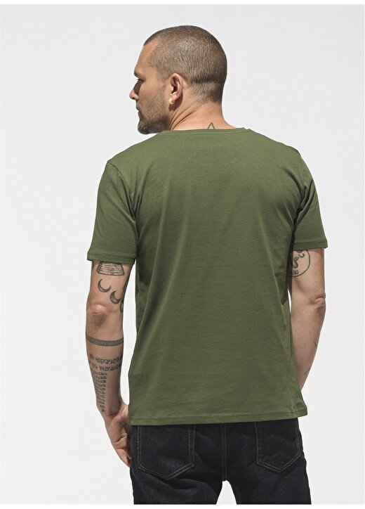 People By Fabrika Yeşil Erkek T-Shirt PFESS22TS0065 3