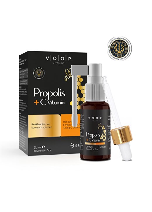 VOOP Propolis + C Vitamini Sprey-Damla 20 Ml 1