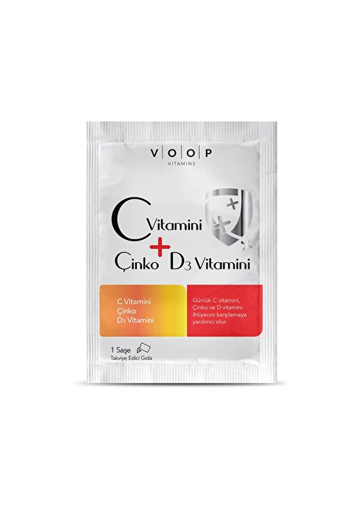 VOOP C Vitamini, D3 Vitamini Ve Çinko 20 Saşe 2