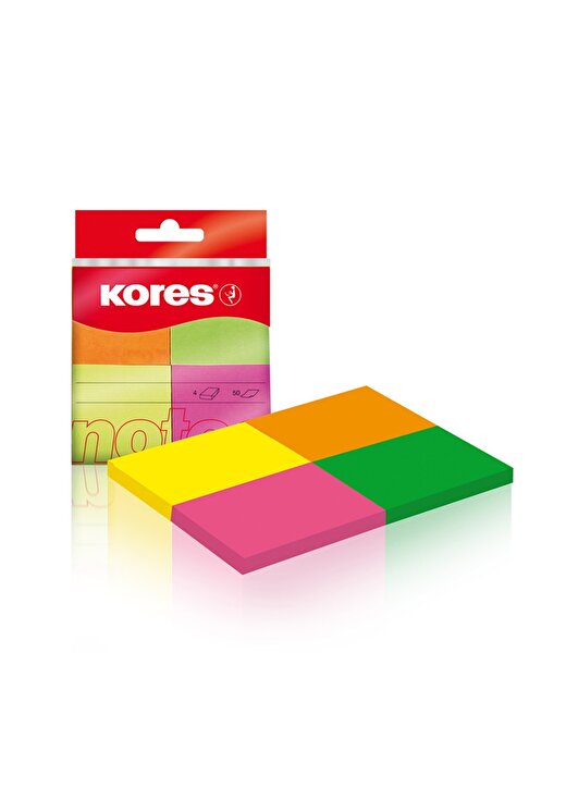 Kores Çok Renkli Çocuk Not Kağıdı Not Kağıdı 40X50mm 2