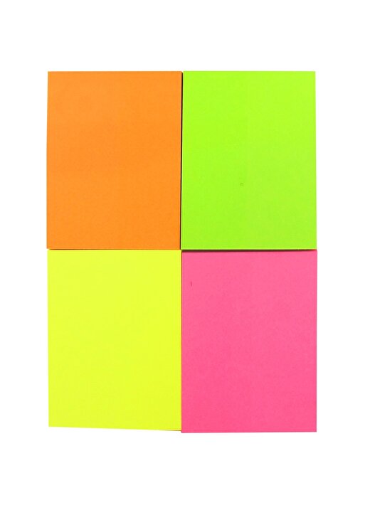 Kores Çok Renkli Çocuk Not Kağıdı Not Kağıdı 40X50mm 3