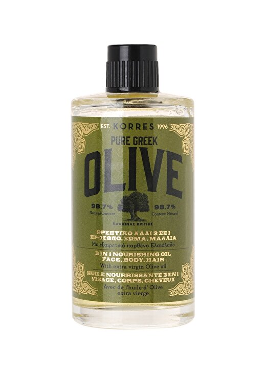 Korres Olive 3In1 Nourishing Oil 100 Ml 1