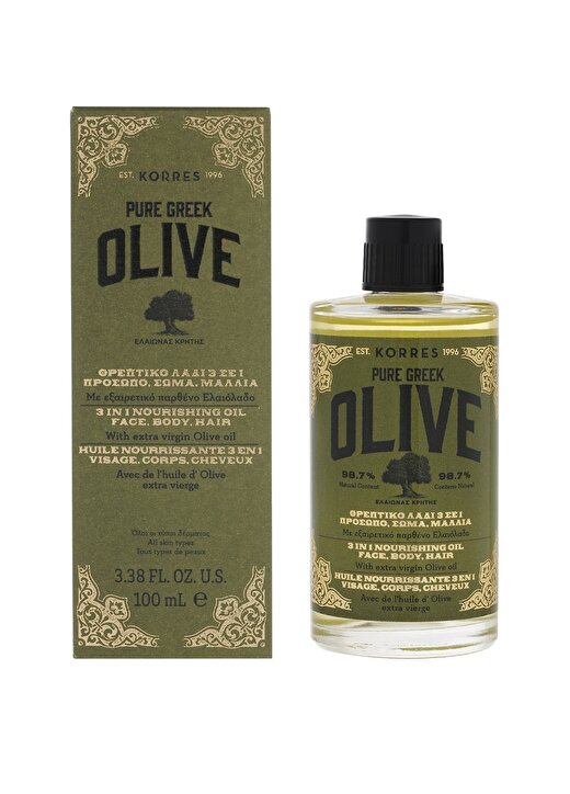 Korres Olive 3In1 Nourishing Oil 100 Ml 4