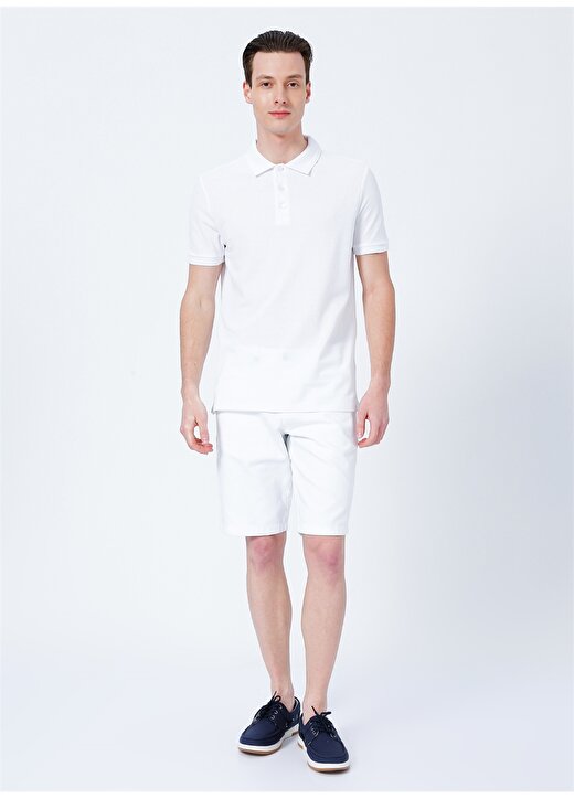 Beymen Business Polo Yaka Beyaz Erkek Polo T-Shirt 4B4822200001 2