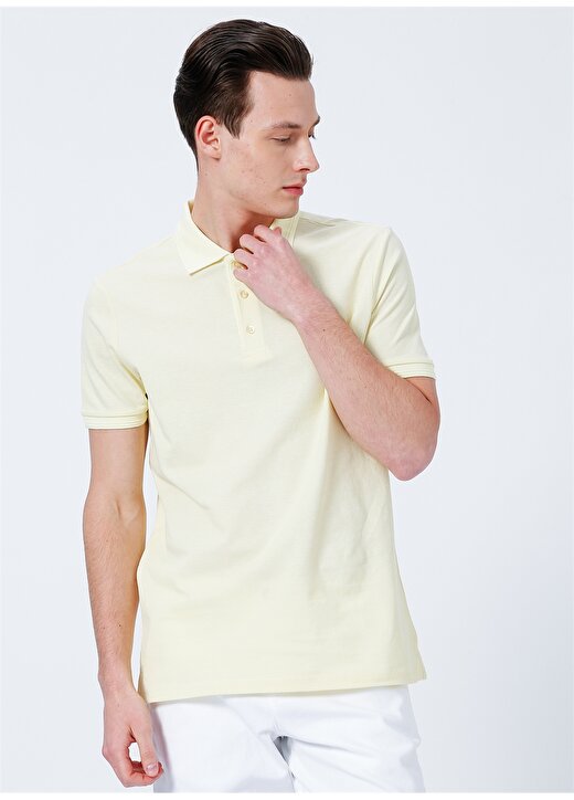Beymen Business Polo Yaka Sarı Erkek Polo T-Shirt 4B4822200001 3