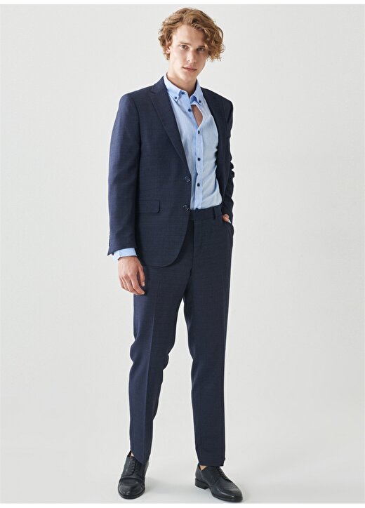 Altınyıldız Classics Normal Bel Regular Fit Lacivert Erkek Takım Elbise 4A3022200036 1