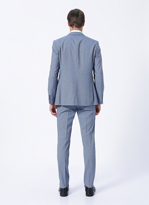 Beymen Business Normal Bel Regular Fit Lacivert - Mavi Erkek Takım Elbise 4B3022200010 3