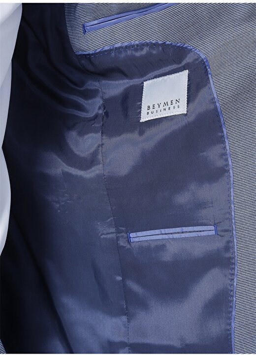 Beymen Business Normal Bel Regular Fit Lacivert - Mavi Erkek Takım Elbise 4B3022200010 4