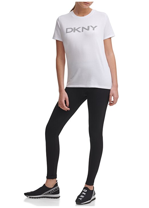 Dkny Jeans Bisiklet Yaka Beyaz Kadın T-Shirt DP1T6749-WHT 1