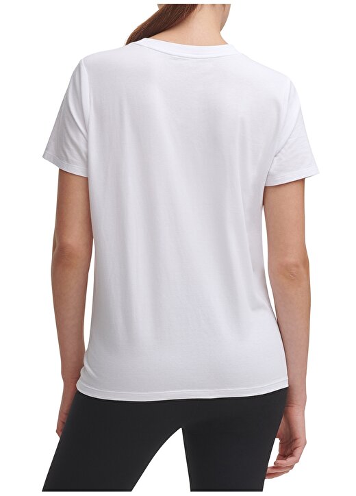 Dkny Jeans Bisiklet Yaka Beyaz Kadın T-Shirt DP1T6749-WHT 3